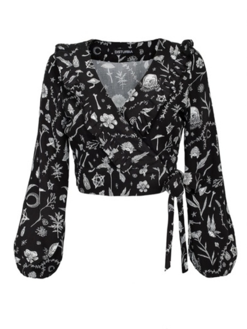 Disturbia Hedgewitch Wrap Top